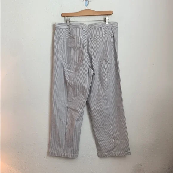 Madewell The Emmett Wide-Leg Crop Pant: Welt Pocket Edition size 32 NWT - Picture 7 of 11